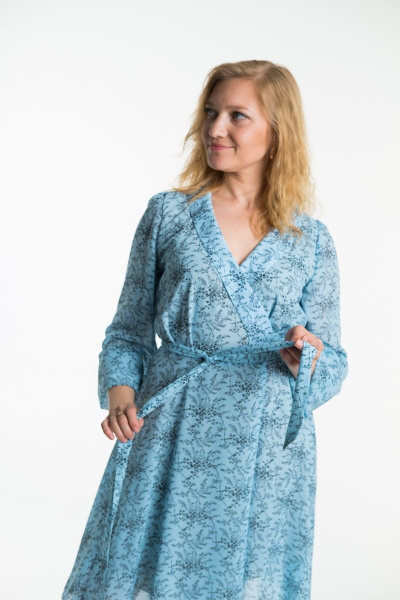 Платье Амирис 97 голубой - фото 3