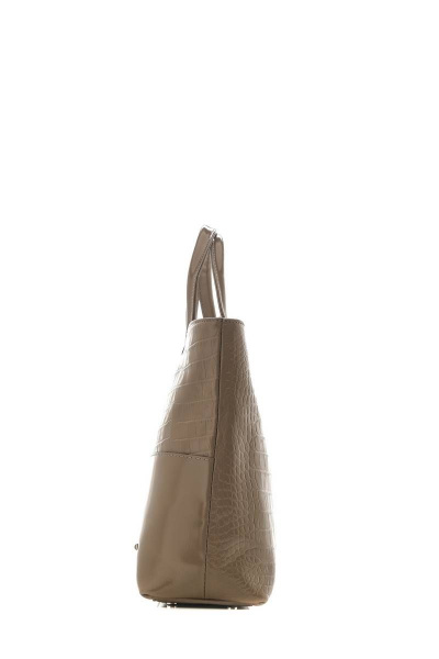 Стильная кожаная сумка на плечо с карманами и застежкой Souffle 148 3628 - фото 2