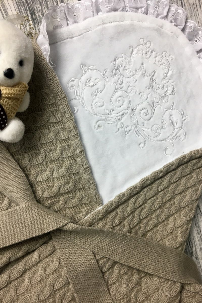 Плед Полесье С8641-21 1С1095-Д43 топленое_молоко - фото 2