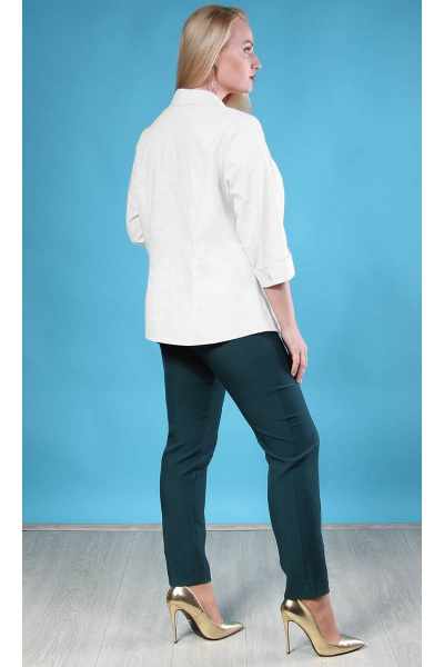 Рубашка демисезонная из хлопка с декоративной строчкой Camelia 2109 1 - фото 3