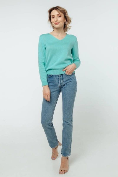 Джемпер Romgil 410-5ТЗ бирюзовый - фото 4