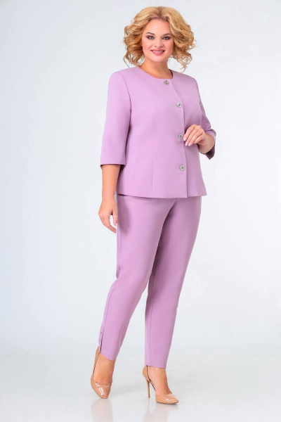 Брюки Swallow 558 грязно-розовый - фото 3