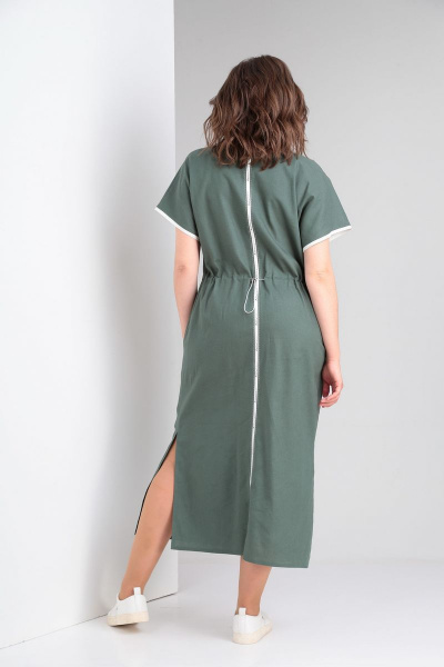 Платье Диомант 1791 зелень - фото 6