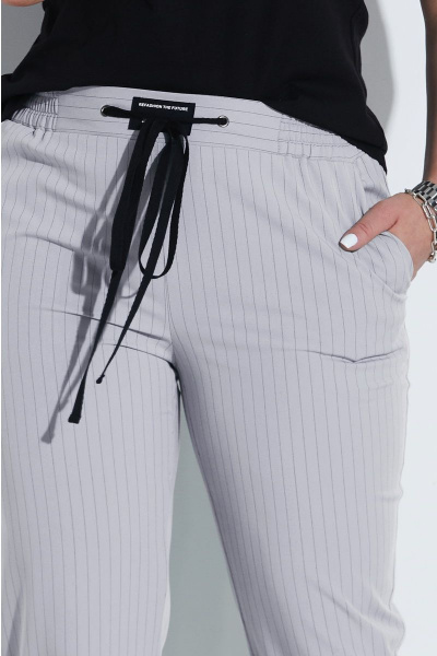 Блуза, брюки, жакет Lissana 4499 серо-лавандовый - фото 7