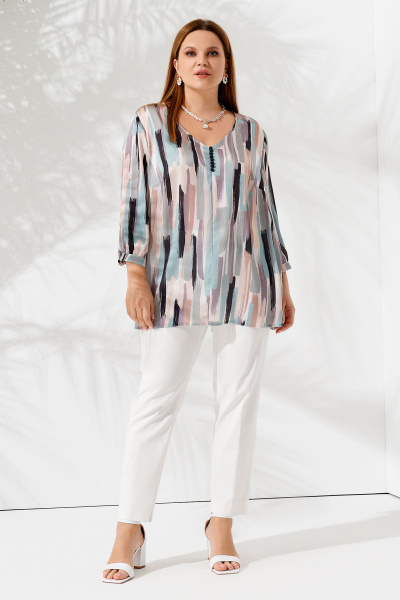 Блуза Панда 103340w мультиколор - фото 1