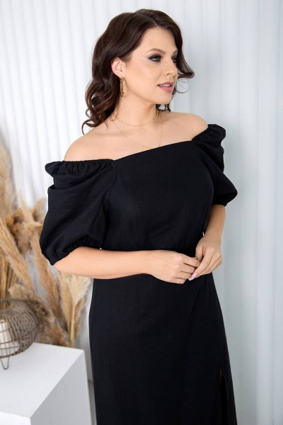 Платье Daloria 1919R черный - фото 4