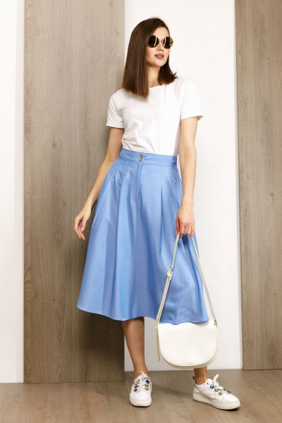 Юбка Condra 12081 голубой - фото 2