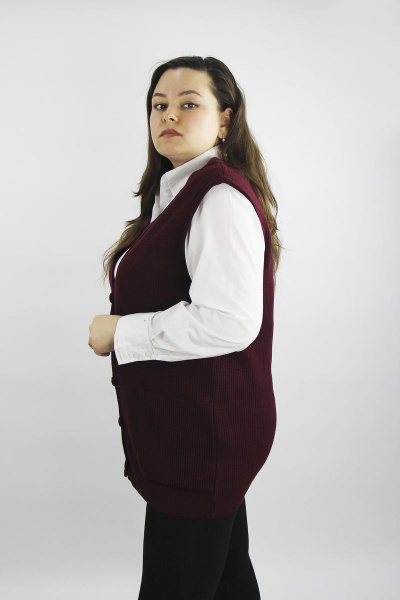 Жилет Полесье С1234-21 1С1227-Д43 170,176 бургундский - фото 1