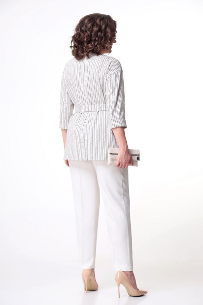 Брюки, жакет Мишель стиль 1035-1 молочный - фото 2