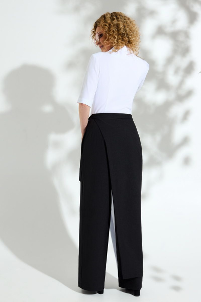 Комбинезон со съемной юбкой из текстиля Euromoda 345-1 - фото 5