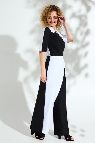 Комбинезон со съемной юбкой из текстиля Euromoda 345-1 - фото 1