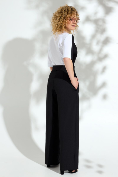 Комбинезон со съемной юбкой из текстиля Euromoda 345-1 - фото 3