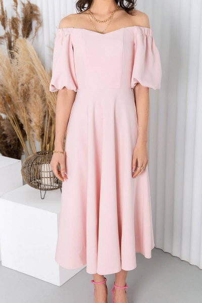 Платье Daloria 1815R пудра - фото 7