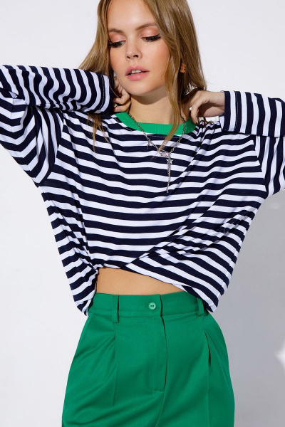 Брюки, джемпер PiRS 3987 зеленый - фото 3