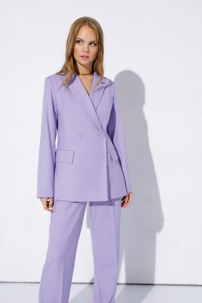 Брюки, жакет PiRS 4010 лавандовый - фото 6