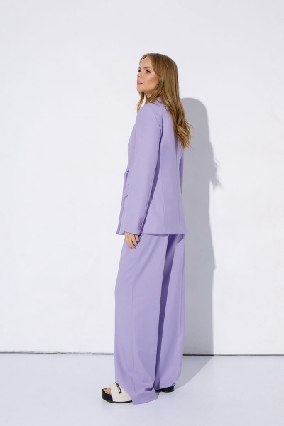 Брюки, жакет PiRS 4010 лавандовый - фото 2