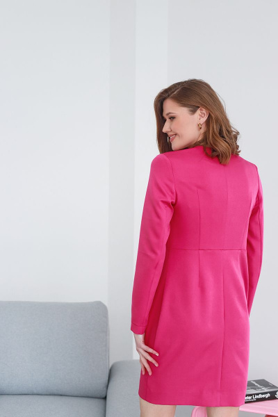 Платье AURA otd 3086 ярко-розовый - фото 2