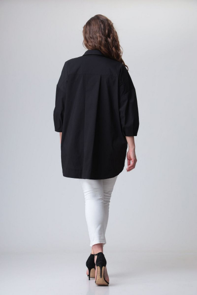 Блуза EVA GRANT 146 черный - фото 4