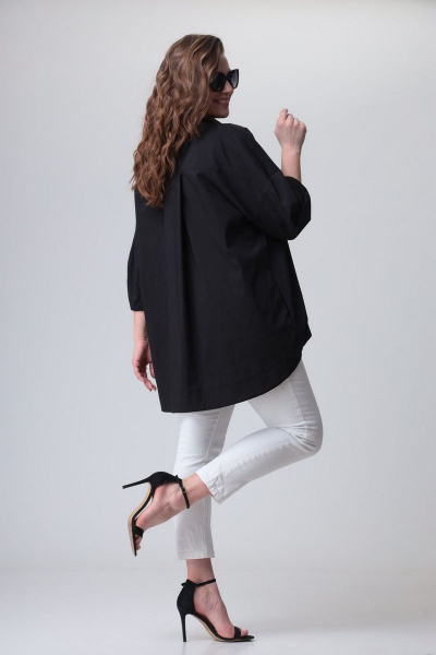 Блуза EVA GRANT 146 черный - фото 3