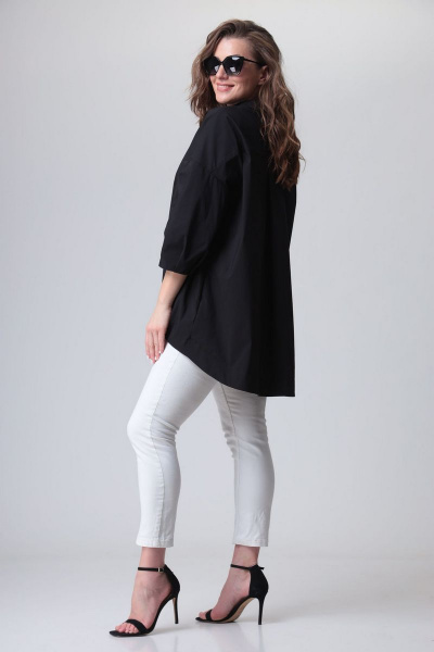 Блуза EVA GRANT 146 черный - фото 2