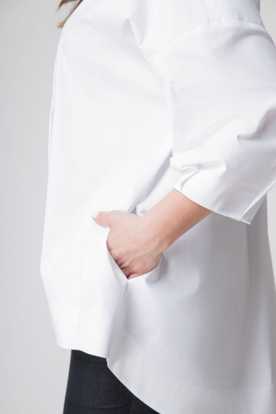 Блуза EVA GRANT 146 белый - фото 9