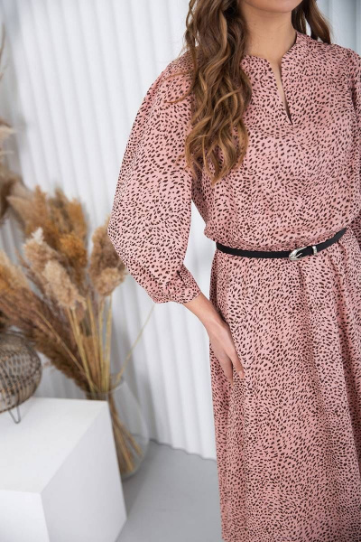 Платье Daloria 1508 пудра - фото 4