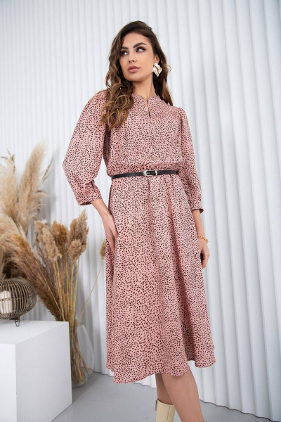 Платье Daloria 1508 пудра - фото 3