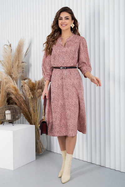 Платье Daloria 1508 пудра - фото 1