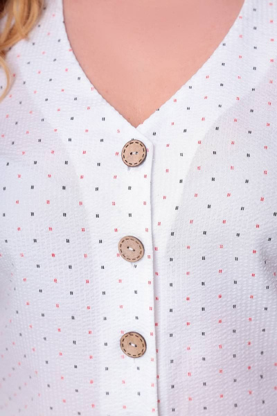 Блуза Swallow 551 белый - фото 8