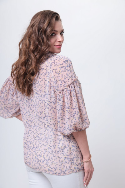 Блуза ANASTASIA MAK 1026 розовый - фото 7