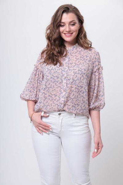 Блуза ANASTASIA MAK 1026 розовый - фото 6