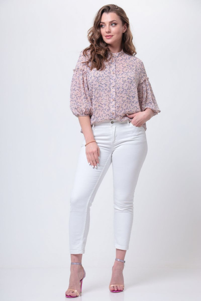 Блуза ANASTASIA MAK 1026 розовый - фото 3