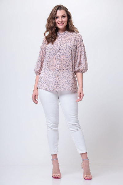 Блуза ANASTASIA MAK 1026 розовый - фото 2