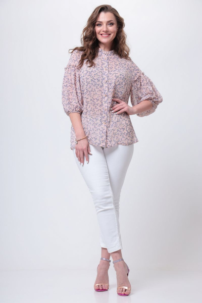 Блуза ANASTASIA MAK 1026 розовый - фото 1