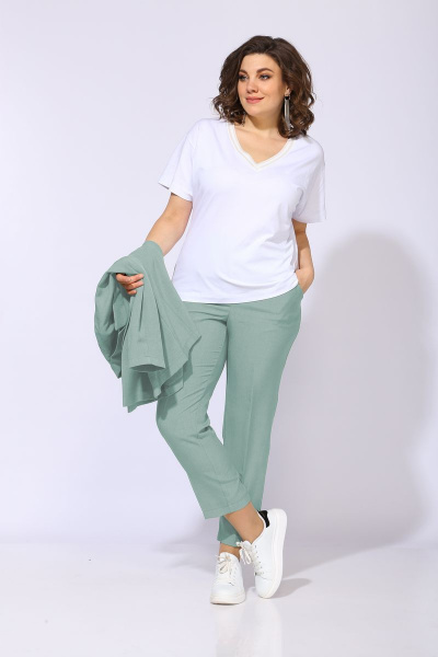 Брюки, жакет ANASTASIA MAK 603а мятный - фото 5