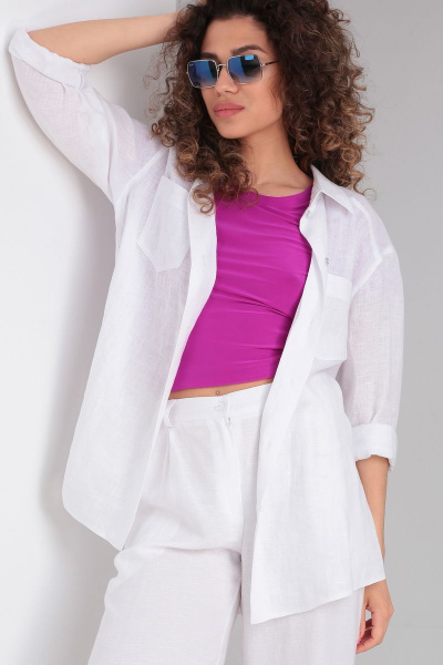 Брюки DOGGI 0102 белый - фото 4