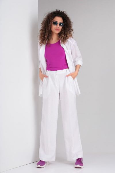 Брюки DOGGI 0102 белый - фото 1