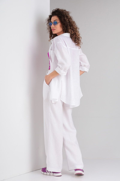 Брюки DOGGI 0102 белый - фото 2