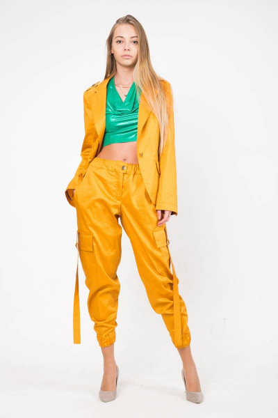 Демисезонный жакет и карго-брюки с резинками Shymoda 315-22 - фото 1