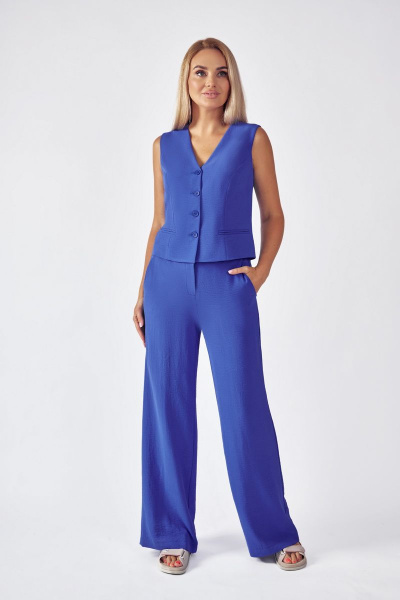 Брюки и жилет из вискозы с широкой посадкой Azzara 835В - фото 1