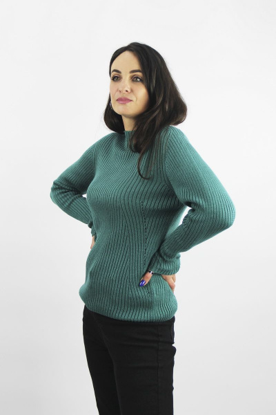 Джемпер Полесье С1197-21 1С8732-Д43 170,176 зеленый_опал - фото 1