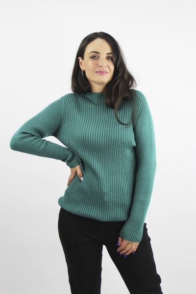 Джемпер Полесье С1197-21 1С8732-Д43 170,176 зеленый_опал - фото 2