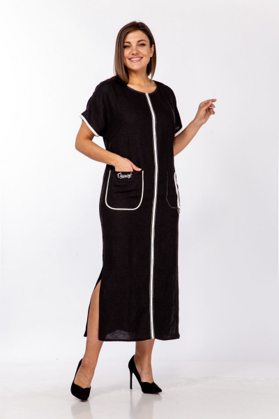 Платье Диомант 1791 черный - фото 2