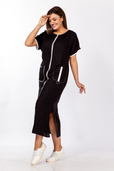 Платье Диомант 1791 черный - фото 5