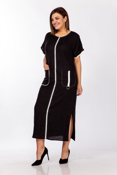 Платье Диомант 1791 черный - фото 1