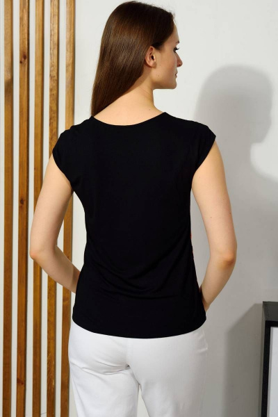 Летний джемпер из вискозы и трикотажа с принтом Femme & Devur 5948 4.32F(170) - фото 3