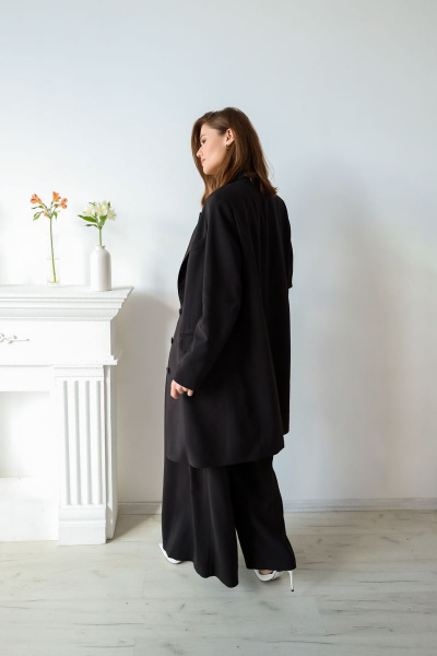 Брюки, жакет AURA otd 9098 черный - фото 4