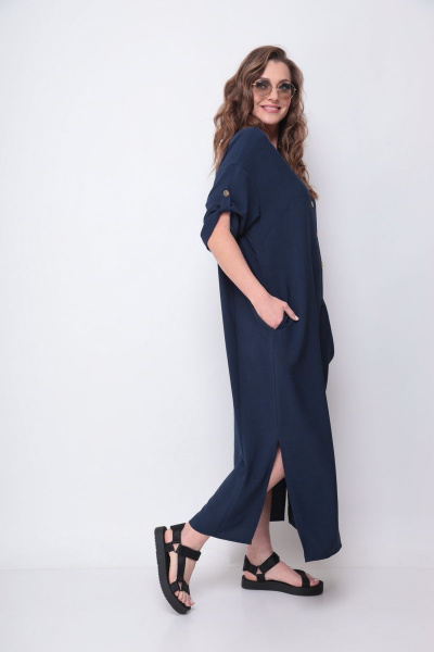 Платье Michel chic 2094 синий - фото 5