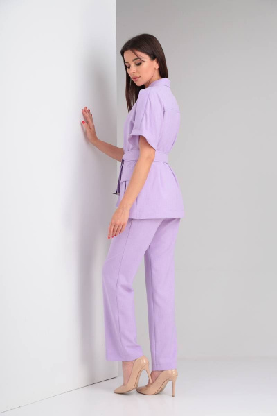 Брюки, жакет Vilena 820 сирень - фото 5