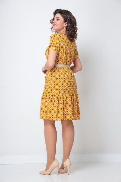 Платье Solomeya Lux 675 желтый - фото 5